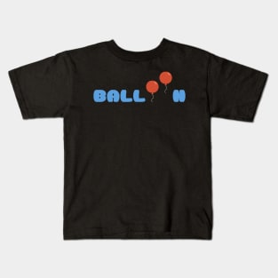 Balloon - Word art Kids T-Shirt